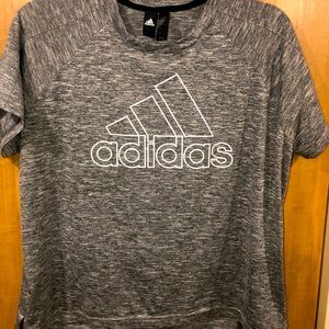 Adidas Crop Top TShirt in Grey